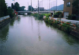 牛ヶ首用水路 安田付近